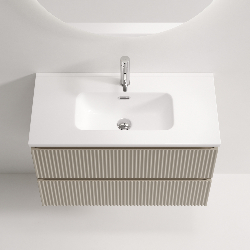 Тумба подвесная Sancos Snob R 790х390х500, Beige Soft, SNR80/39CE, арт. SNR80/39CE