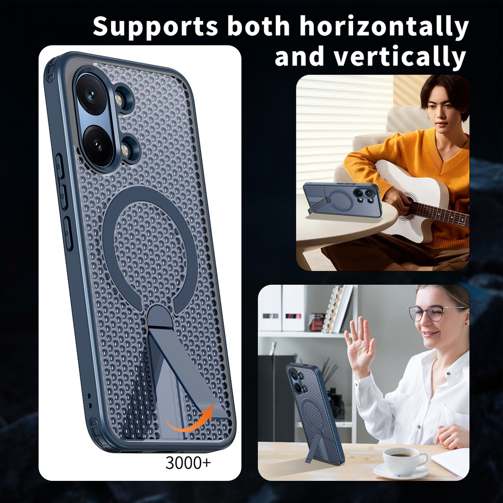 Прозрачный чехол Mesh Pro Magnetic Case для Poco X8 Pro Max 5G