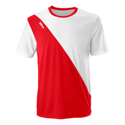 Мужское теннисное поло Wilson T-Shirt Men - Red, White