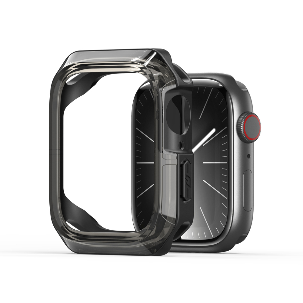 Чехол-бампер тонированный с черными вставками от Dux Ducis для часов Apple Watch 42 мм на модели 10 серии, серия Tamo Series Case