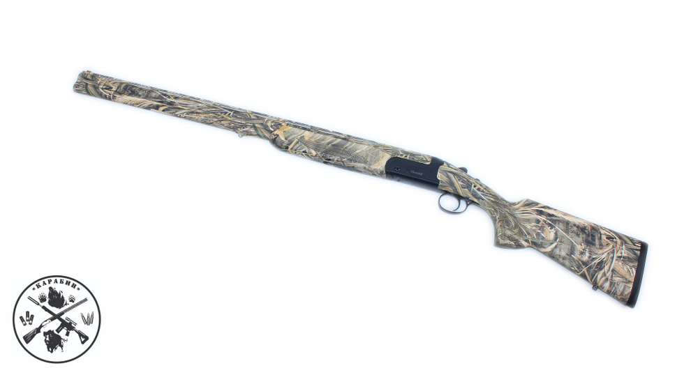 Ружье Akkar Churchill 206 Camo O&U Shotgun 12ga 3.5" 89cm VR MC-5 R/ Tree Max-5 Auto safety Ejector
