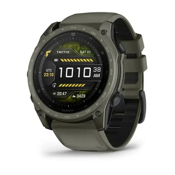 Смарт-часы Garmin tactix 8 (51 мм) AMOLED Cerakote® Coating с Applied Ballistics Ultralight, оливково-зеленый