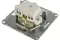 Розетка Systeme Electric ATLASDESIGN с заземлением алюминий 36440