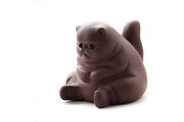 Чайная фигурка «Кот», глина