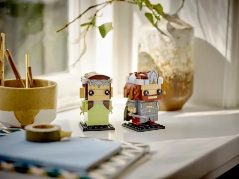 Конструктор LEGO BrickHeadz 40632 Властелин колец: Арагорн и Арвен