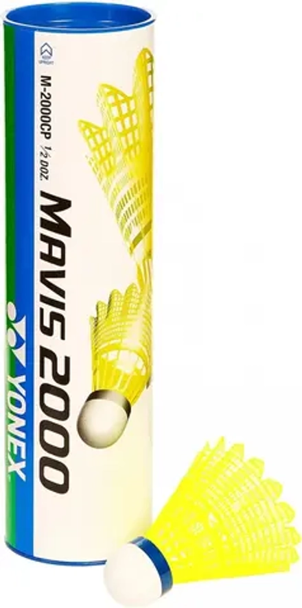 Воланы для бадминтона Yonex Mavis 2000 Nylon 6P - yellow
