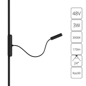 Магнитный трековый светодиодный светильник 3W 3000K A1162PL-1BK чёрный Rapid Arte Lamp