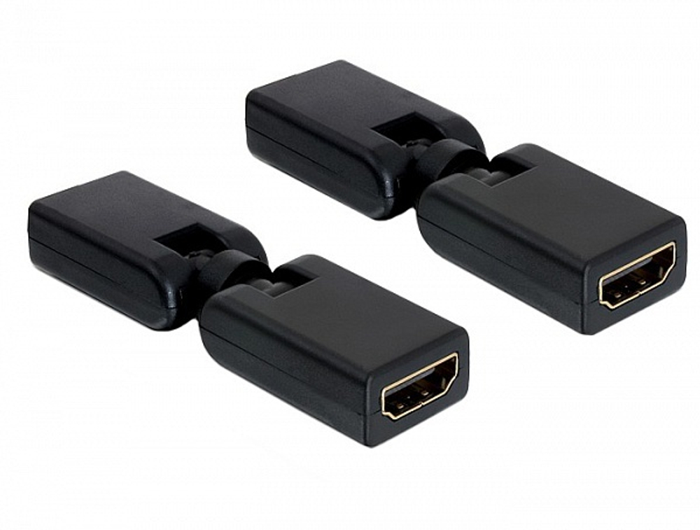 Переходник цифровой гнHDMI-гнHDMI поворотный