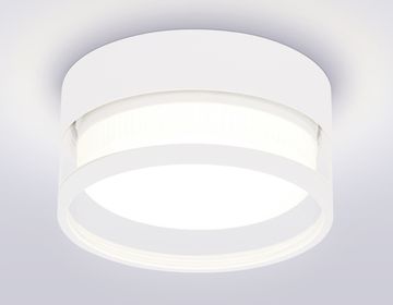 Накладной точечный светильник 1*GX53 TN5505 SWH/CL белый песок/прозрачный GX53 Acrylic tech Ambrella