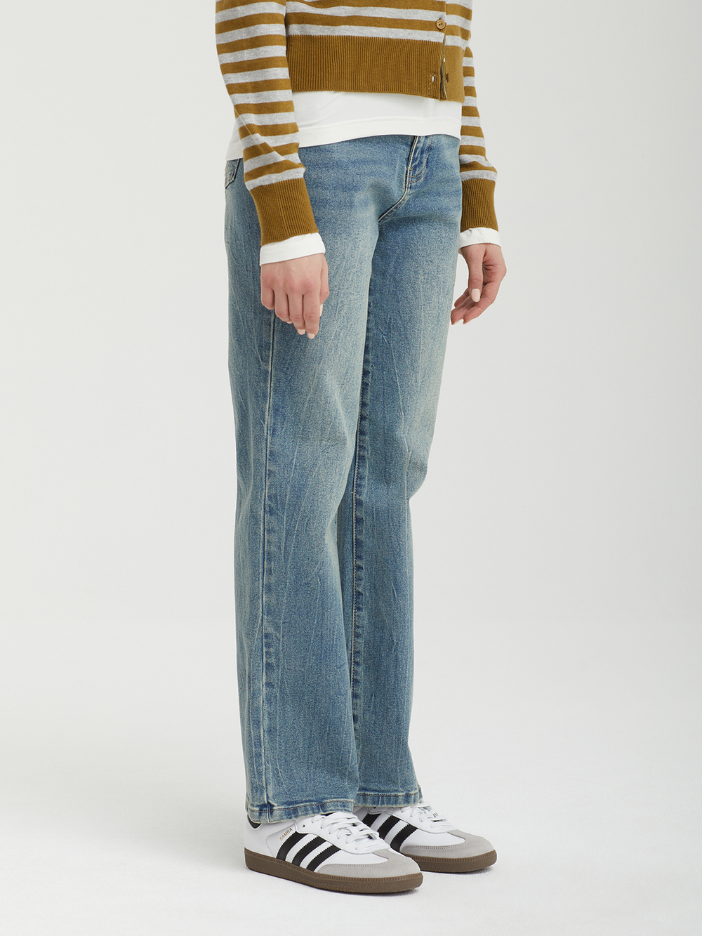 Женские Джинсы Cherry Span Slim-fit