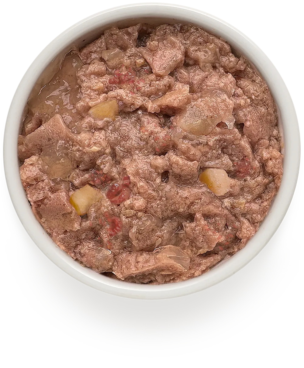 Grandorf Монопротеиновые консервы из индейки с яблоком и малиной для собак всех пород