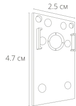 Коннектор-заглушка для магнитного шинопровода Arte Lamp LINEA-ACCESSORIES A482133