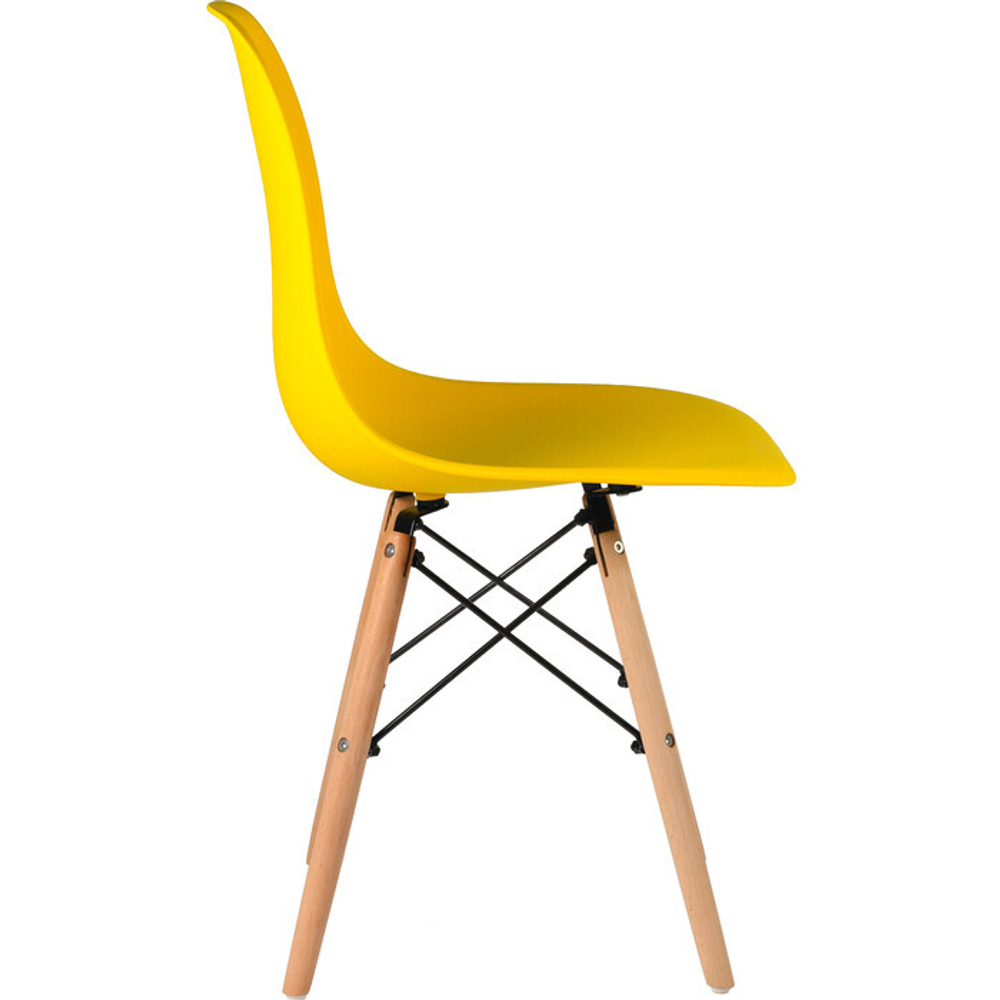 Стул  Florence в стиле Eames желтый