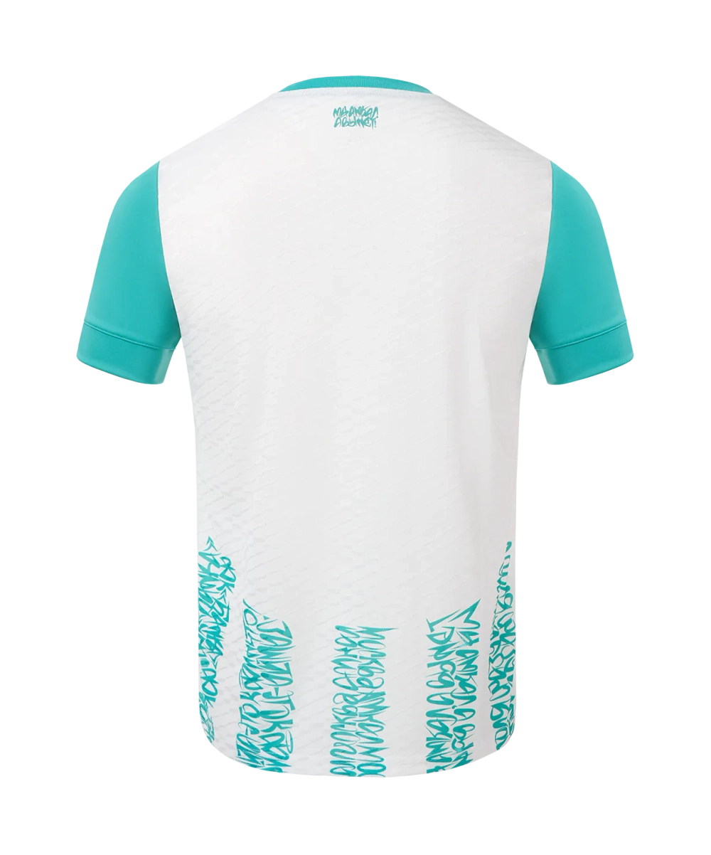 Футболка игровая JOGEL AMKAL PerFormDRY Jersey, белый/бирюзовый