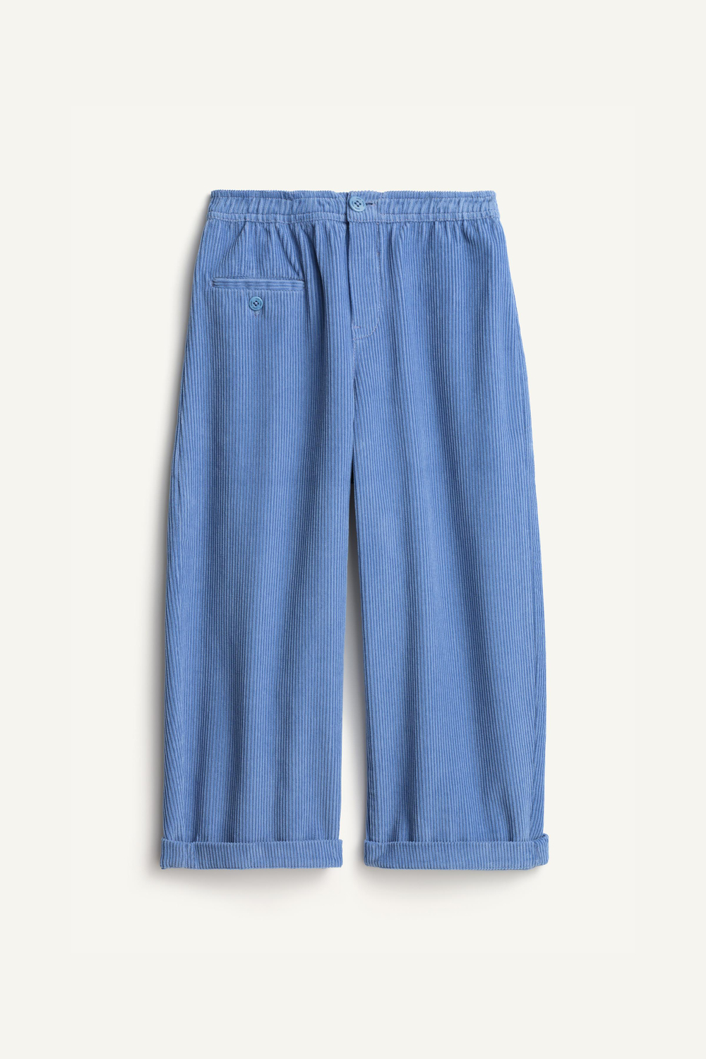 ZARA ВЕЛЬВЕТОВЫЕ БРЮКИ - LIMITED EDITION, СИНИЙ