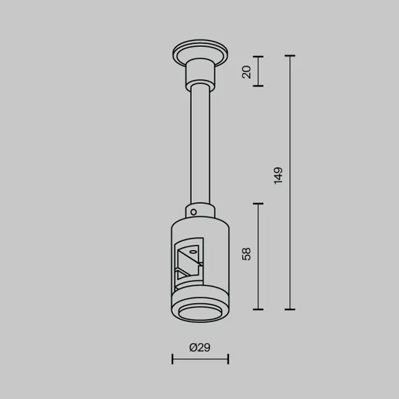 Крепление настенное Accessories for tracks Flarity TRA155CW-SL1-PT Maytoni