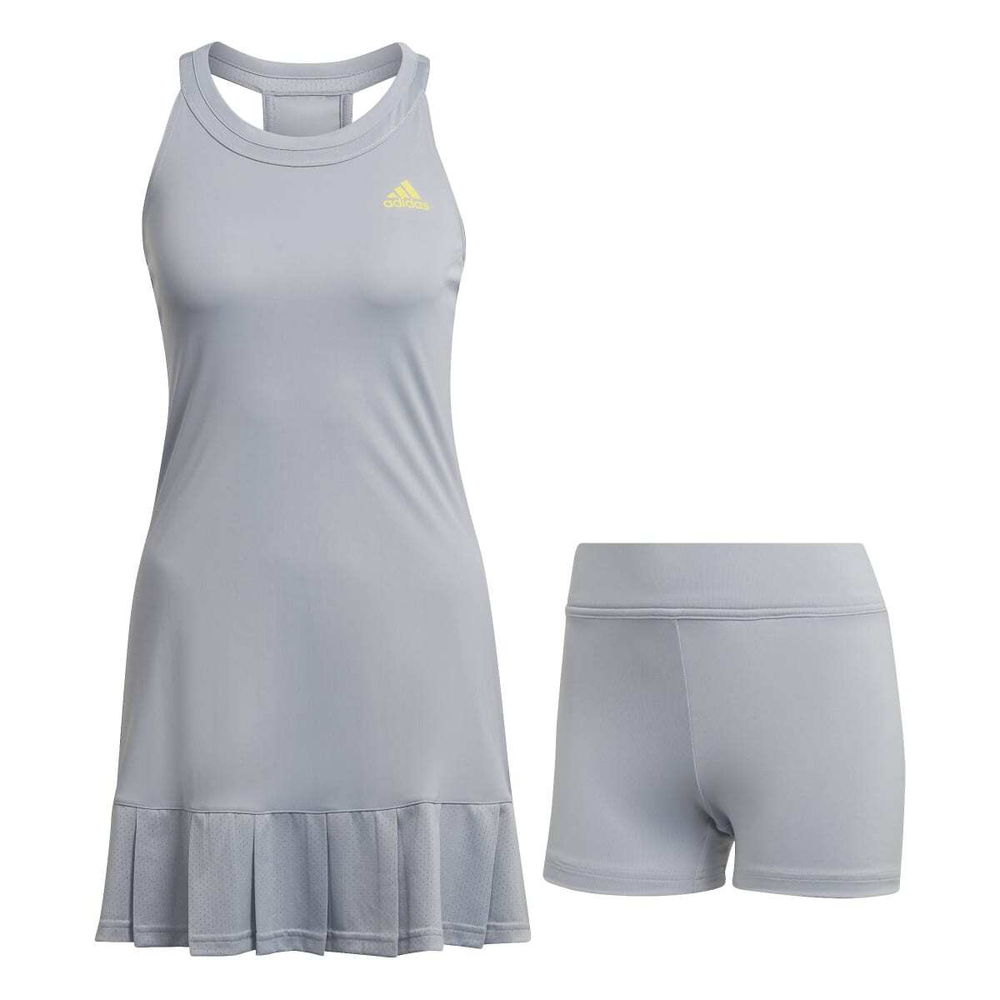 Женская Платье теннисное Adidas Club Dress - halo silver