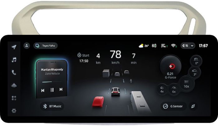 Магнитола для Peugeot 301, Citroen C-Elysee - Teyes CC4PRO монитор 12.3" 2K QLED + рамка 9, Android 13, Быстрейшая, Snapdragon 778G, ИИ, CarPlay, DSP, 4G SIM-слот