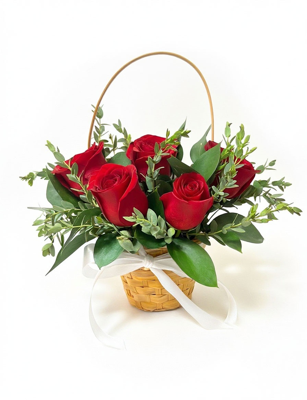 Корзинка комплимент из розы