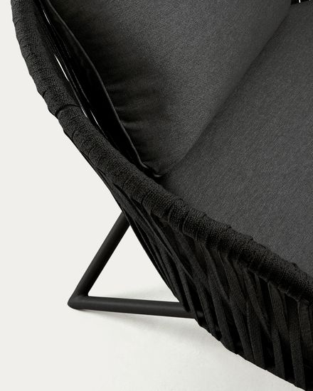 Кресло веревочное Branzie La Forma Испания цвет черный