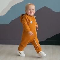Комбинезон с капюшоном Кэмел утепленный 0+