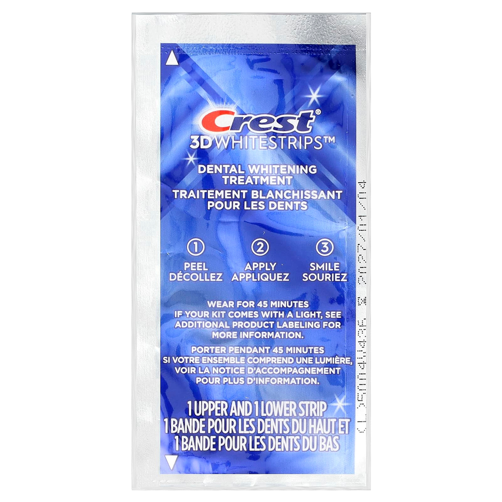 Crest, 3D Whitestrips™, набор для безопасного отбеливания зубов, 40 полосок