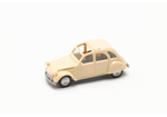 Автомобиль Citroen 2 CV с открытым верхом, цвет слоновой кости