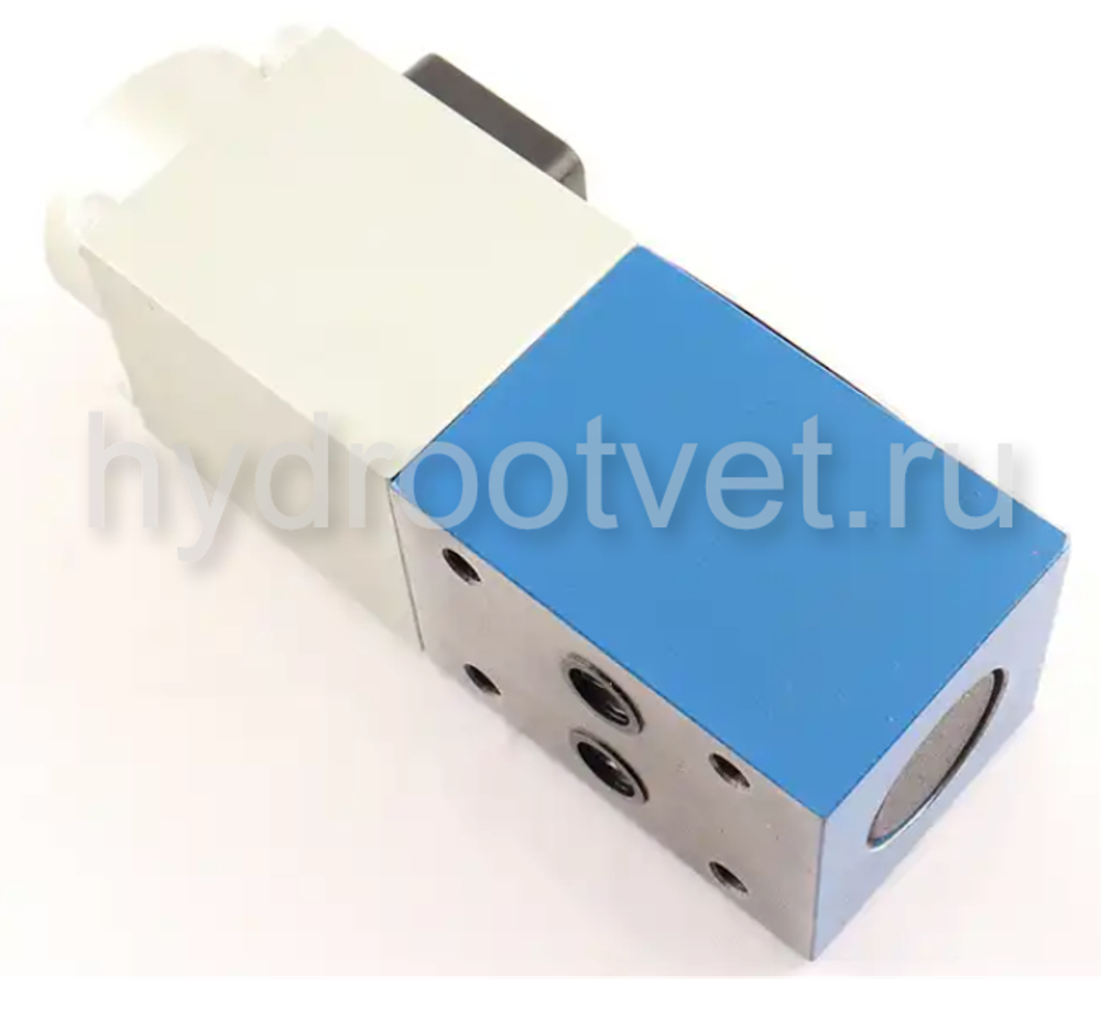 DBETX–1X/50G24–25NZ4M - Пропорциональный предохранительный клапан (расход до 1 л/мин), давление регулировки до 50 бар, сила тока на катушке 2.5 A max