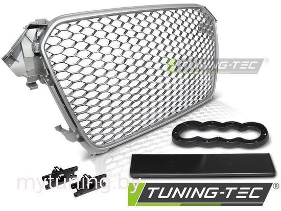 Решетка радиатора RS-TYPE SILVER для Audi A4 B8