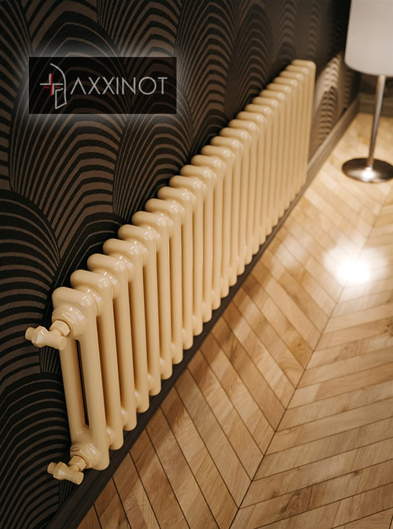Axxinot Sentir 2037 - двухтрубный трубчатый радиатор высотой 370 мм, боковое подключение