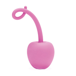 Розовый анальный стимулятор SILICONE MY SECRET CHERRY - 11 см. (Цвет: розовый)
