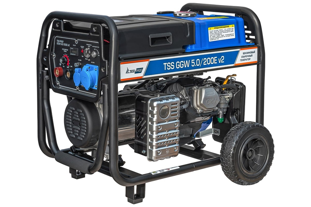 Бензиновый сварочный генератор TSS PROF GGW 5.0/200E v2 045624