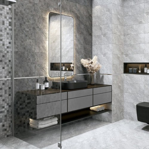 Плитка керамическая Global Tile Balance 400х200 мм серая