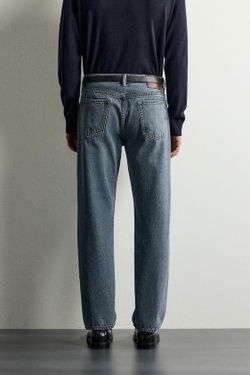 ZARA ДЖИНСЫ STRAIGHT FIT, ИНДИГО
