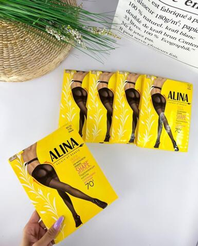 Колготки ALINA с утягивающими шортами 70 дэн - 20 шт
