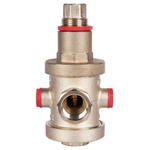 Редуктор давления PN25 1/2" вн/вн с выходом под манометр ROMMER (RVS-0008-000015)