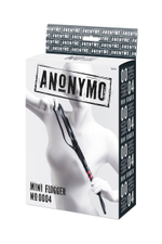Черно-красный флоггер Anonymo - 45 см. (Цвет: черный с красным)