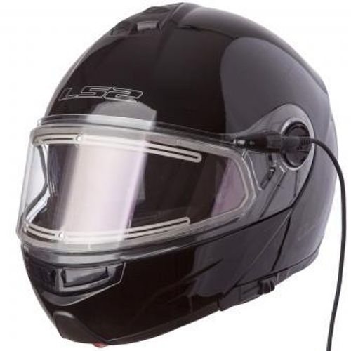 Купить Мотошлем Модуляр LS2 FF325 Electric Snow Solid / Черный