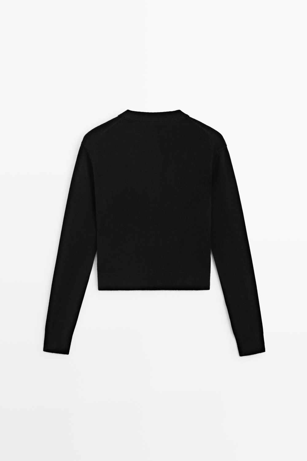 Massimo Dutti Кардиган с пуговицами, черный