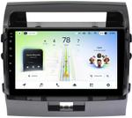 Магнитола для Toyota Land Cruiser 200 2007-2015 (экран климата внизу) - Teyes CC4L монитор 10.1" IPS, Android 14, Быстрая, Snapdragon 662, CarPlay, 4G SIM-слот