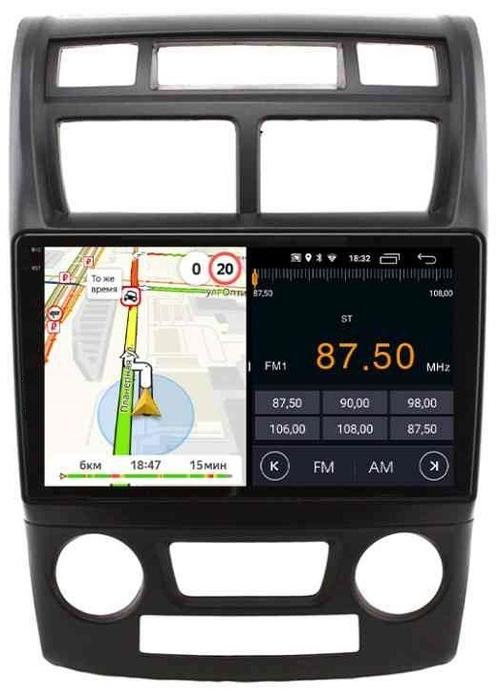 Магнитола для KIA Sportage 2008-2010 (климат) - Parafar PF536RN2K на Android 13, Быстрая, QLED+2K, CarPlay, 4G SIM-слот