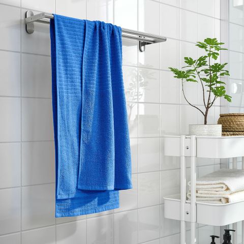 Полотенце банное IKEA VAGSJON (ВОГШЁН), Синий, 70х140 см