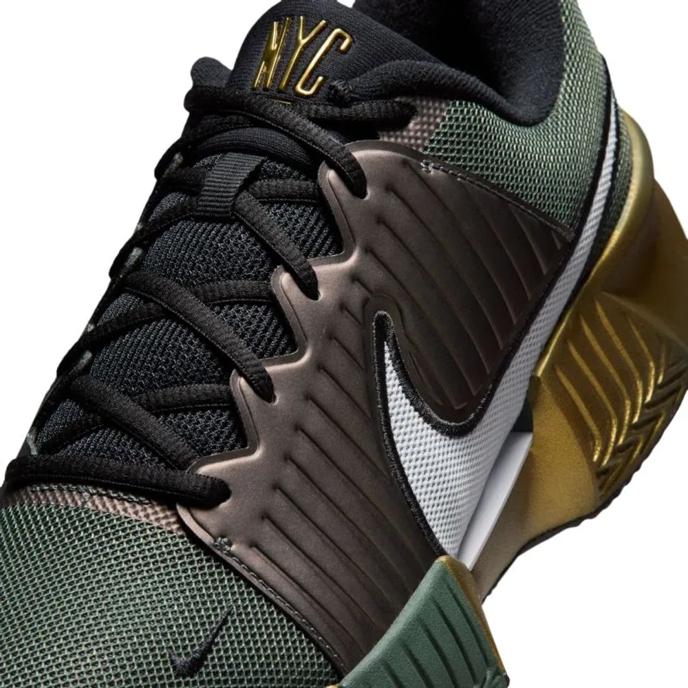 Теннисные кроссовки Nike Zoom GP Challenge Pro Clay Premium - camo green/metallic gold/black/pure platinum