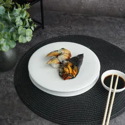 Блюдо круглое d 21,7 см h2,3 см White Matt Panasia P.L. Proff Cuisine [4]