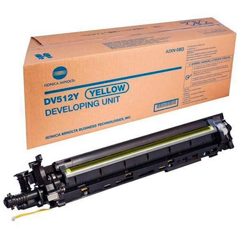 Блок проявки DV-512Y Konica-Minolta bizhub C224/C284/C364/C454 желтый A2XN08D