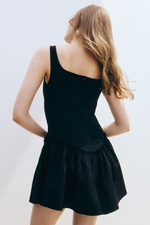 Платье из крепа с юбкой клёш - H&M