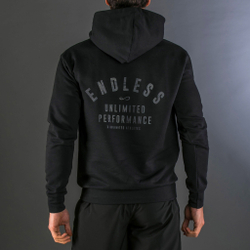 Мужская кофта теннисная Endless Rush Hoody Men - Black, Neon Yellow