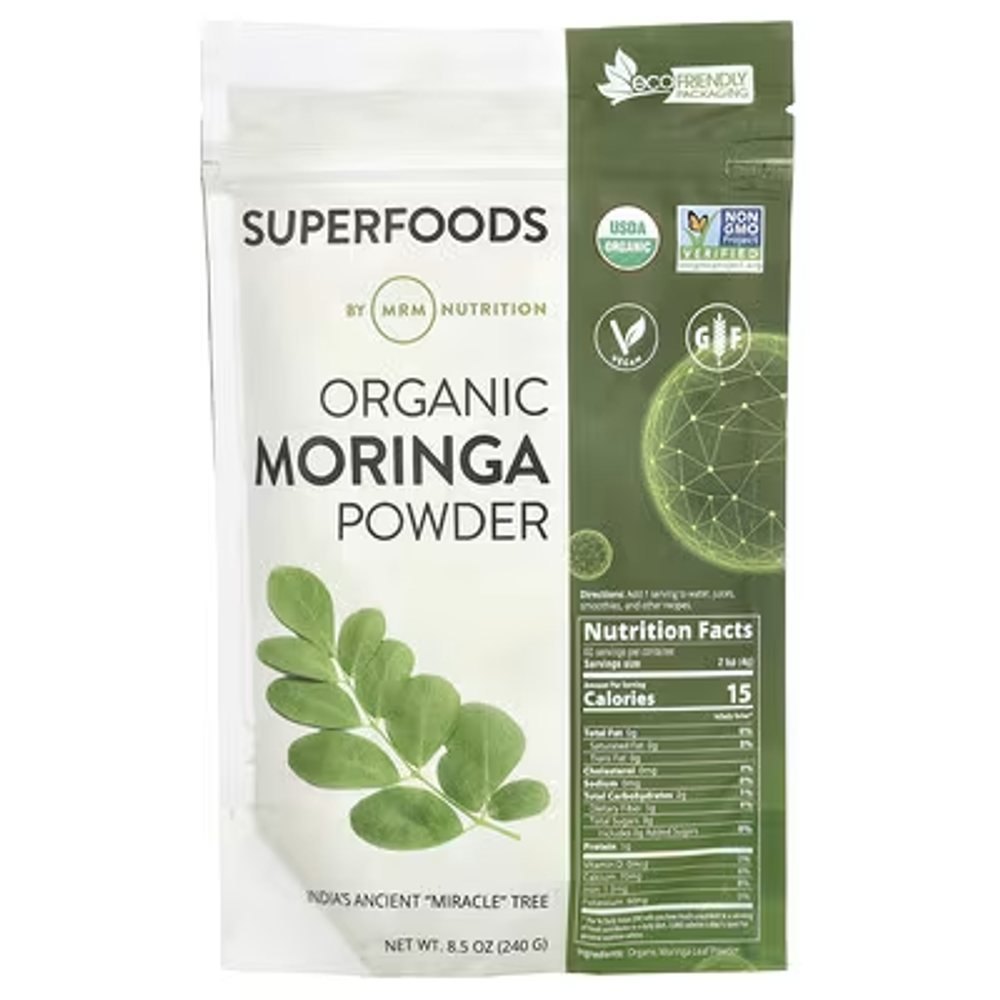 MRM Nutrition Organic Moringa powder 240 g.