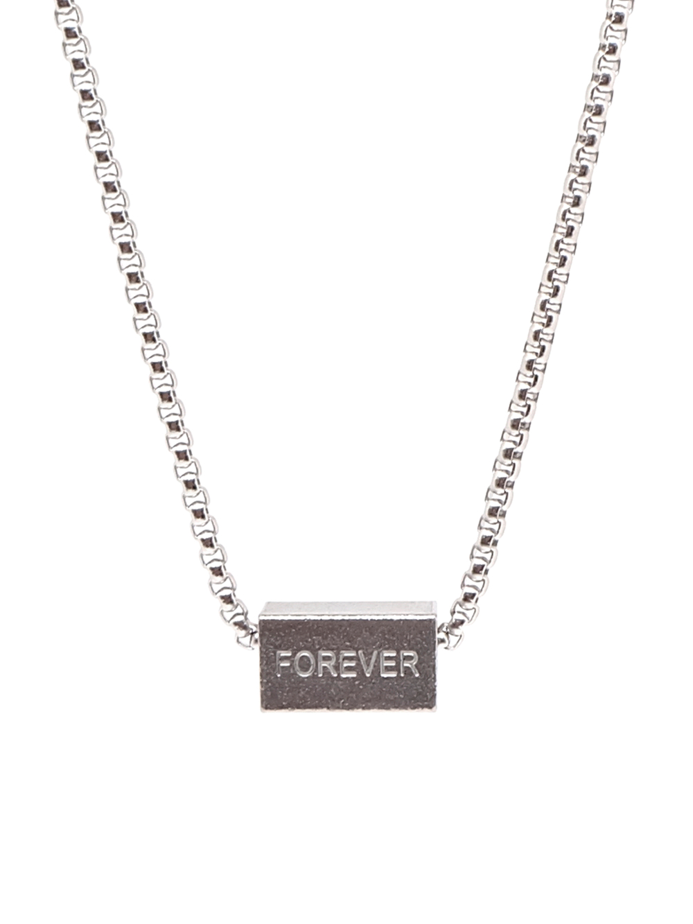 Кулон из стали "Forever" на цепочке 60 см