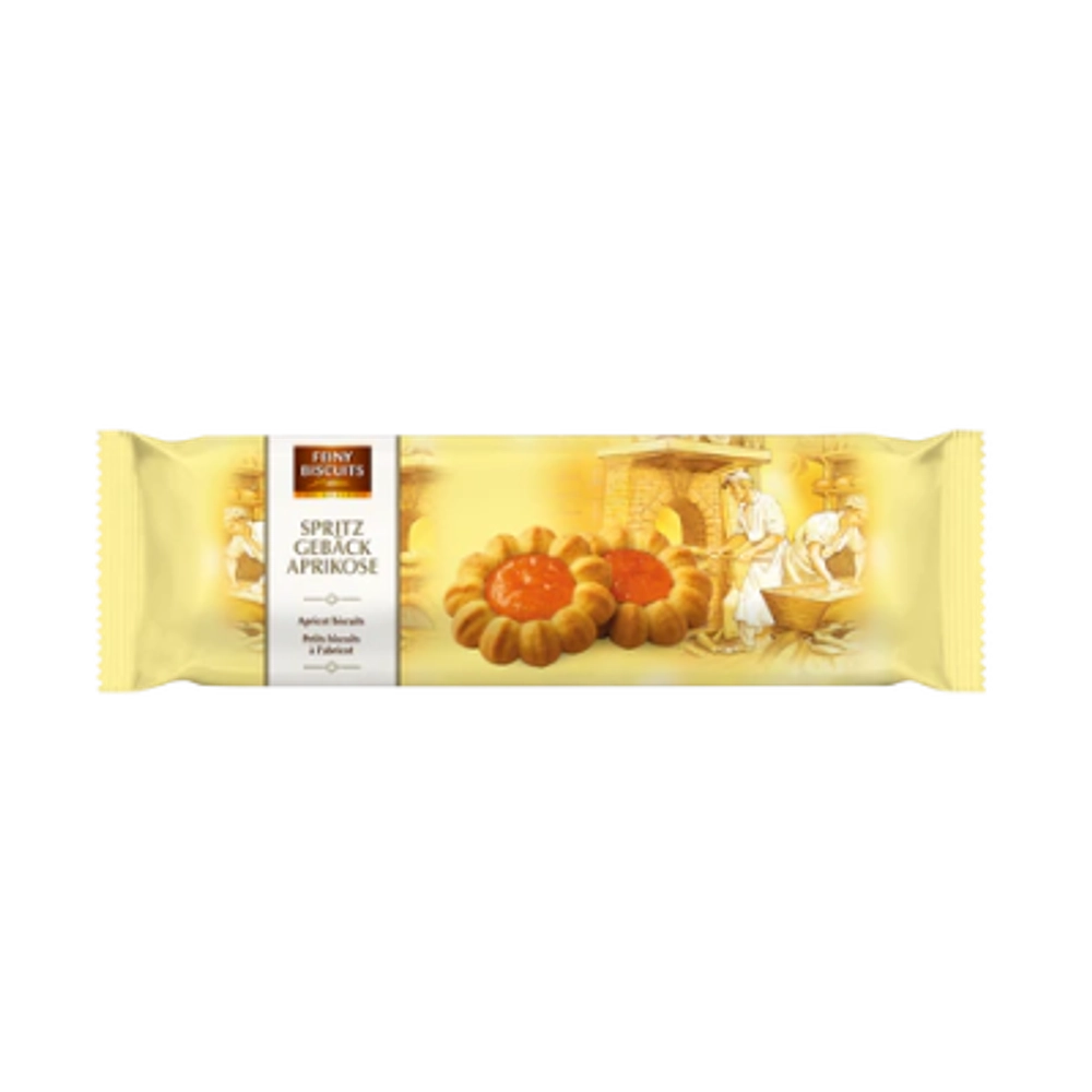 Песочное печенье с абрикосовой начинкой ТМ Feiny Biscuits, 235 г